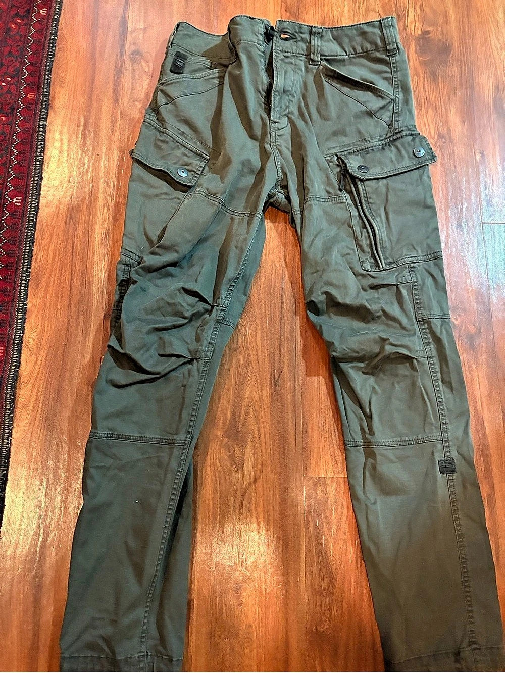G-Star RAW Rovic Zip 3D Tapered Cargo Pants Cargo Pants Green Waist 31/32